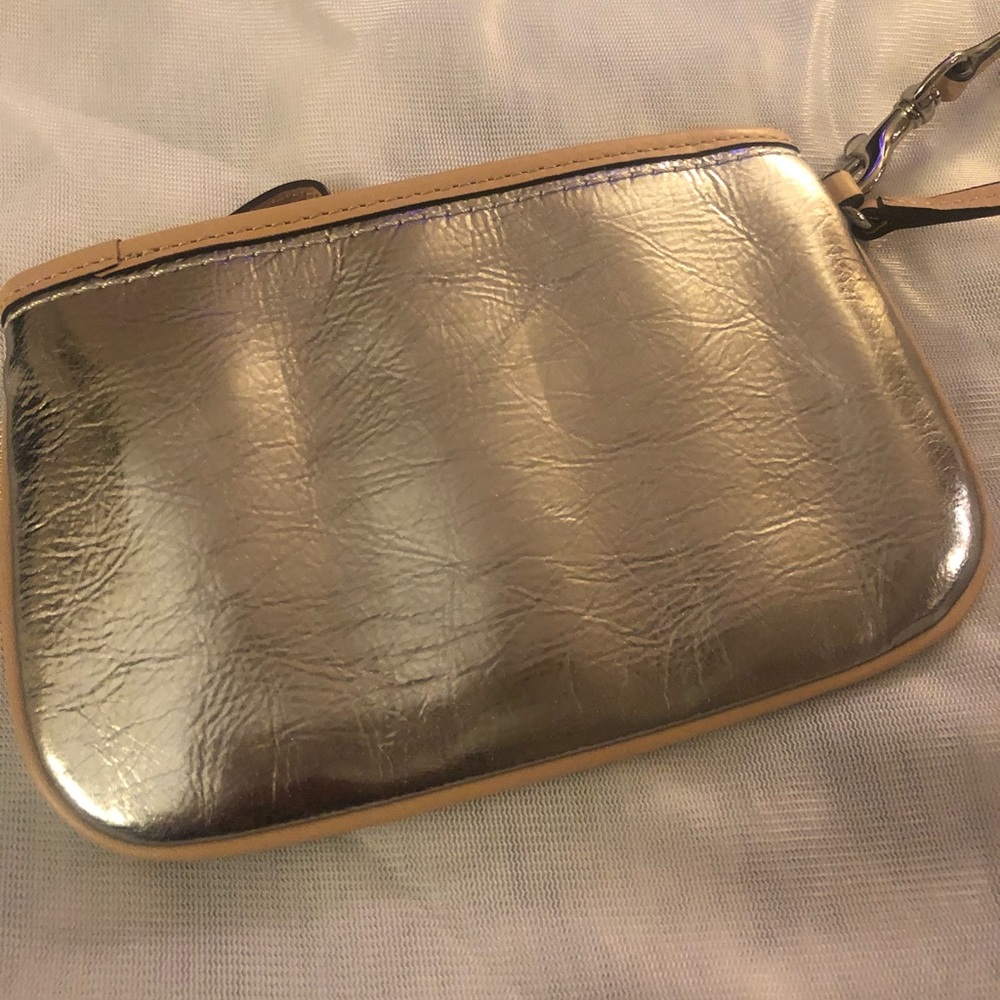 Coach authentic silver wristlet wallet - Picture 4 of 7